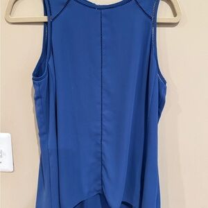 White House Black Market Royal Blue SL Maura Top Size Small
